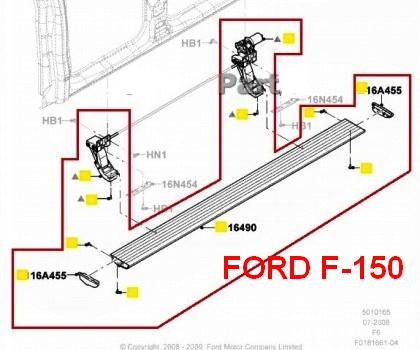 Порог для форд ф-150 2010-2015