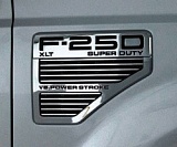 Решетки передних крыльев для форд ф-250, ф-350, ф-450, ф-550 2008-2010